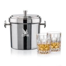 Milano Ice Bucket & RIEDEL Spey On-the-Rocks Set - Corporate Gifts