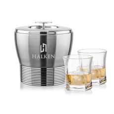 Genoa Ice Bucket & Avalon On-the-Rocks Set - Corporate Gifts