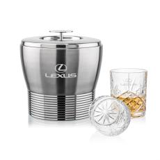 Genoa Ice Bucket & Brinkley On-the-Rocks Set - Icebuckets