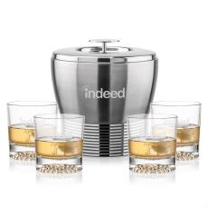 Genoa Ice Bucket & Buxton On-the-Rocks Set - Barware Gift Sets