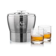 Genoa Ice Bucket & Dresden On-the-Rocks Set - Glasses Sets
