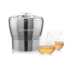 Genoa Ice Bucket & Garland On-the-Rocks Set - Barware Gift Sets
