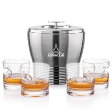 Genoa Ice Bucket & Havana On-the-Rocks Set - Barware Gift Sets