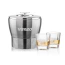 Genoa Ice Bucket & Kansas On-the-Rocks Set