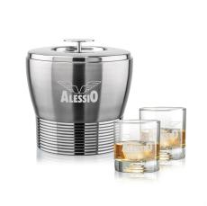 Genoa Ice Bucket & Marbella On-the-Rocks Set - Glasses Sets