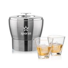 Genoa Ice Bucket & Millwood On-the-Rocks Set - Barware Gift Sets