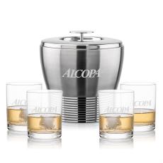 Genoa Ice Bucket & Monterey On-the-Rocks Set - Barware Gift Sets