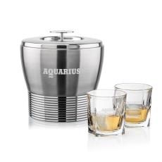 Genoa Ice Bucket & Riddell On-the-Rocks Set - Glasses Sets