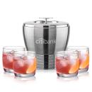 Genoa Ice Bucket & Ritz On-the-Rocks Set