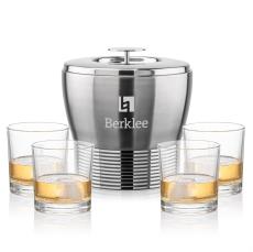 Genoa Ice Bucket & Whitlock On-the-Rocks Set - Barware Gift Sets