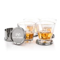 Baldoni Coasters & Arrellano On-the-Rocks Set - Glasses Sets