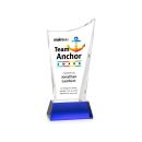 Burnett VividPrint&trade; Award on Newhaven Base - Blue