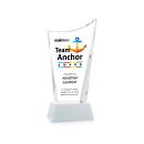 Burnett VividPrint&trade; Award on Newhaven Base - White