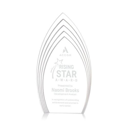 Recognition Awards - Acrylic Awards - Turello Award - Clear