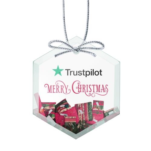 Corporate Gifts - Ornaments - Jade Ornament - Hexagon VividPrint&trade;