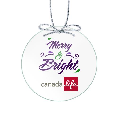 Corporate Gifts - Ornaments - Jade Ornament - Circle VividPrint&trade;