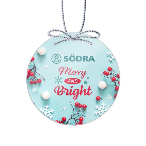 Corporate Gifts - Ornaments - Starfire Ornament - Circle VividPrint&trade;