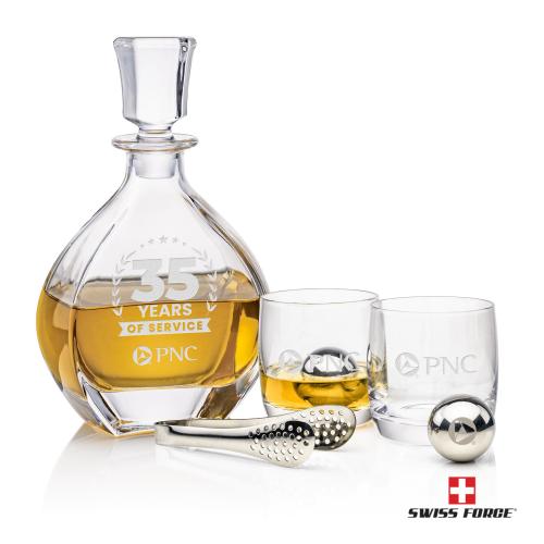 Corporate Gifts - Barware - Barware Gift Sets - Oakville Decanter Set & Ice Balls