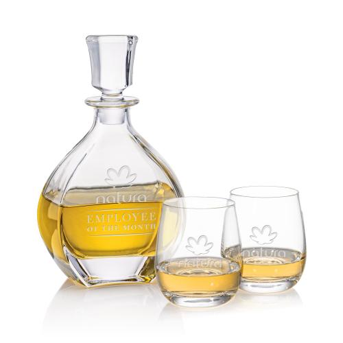 Corporate Gifts - Barware - Barware Gift Sets - Oakville Decanter & Salem OTR Set