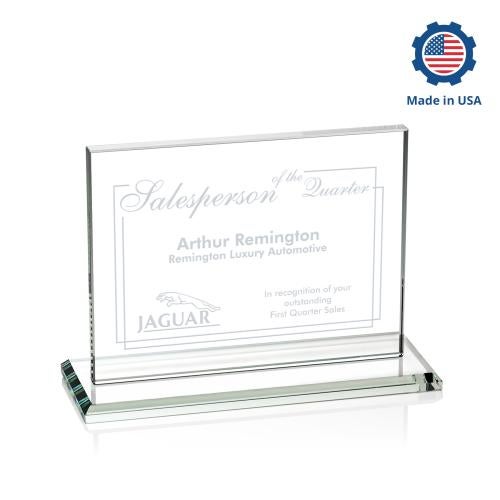 Recognition Awards - Crystal Awards - Emperor Award - Made in USA (Horiz)