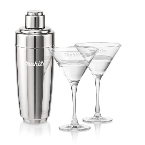 Corporate Gifts - Barware - Glasses Sets - Pescara Shaker & Connoisseur Martini Set