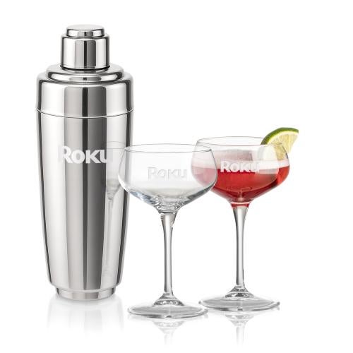 Corporate Gifts - Barware - Glasses Sets - Pescara Shaker & Mixology Cocktail Set