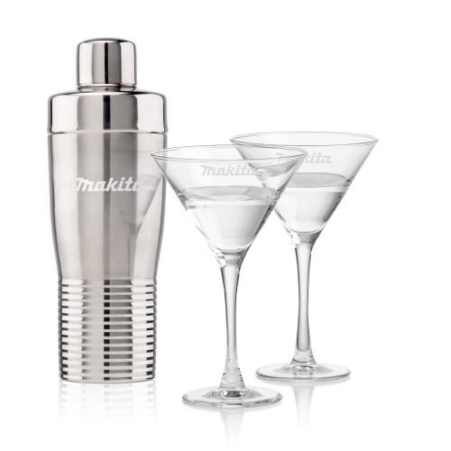 Corporate Gifts - Barware - Glasses Sets - Genoa Shaker & Connoisseur Martini Set
