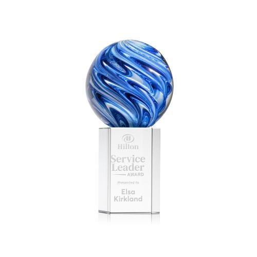 Recognition Awards - Glass Awards - Art Glass Awards - Naples Award on Dakota Base