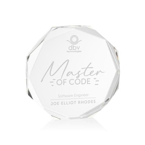 Recognition Awards - Crystal Awards - Acadian Award - Clear