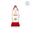 Fortier VividPrint&trade; Award on Entwhistle Base - Red