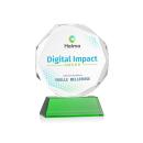 Acadian VividPrint&trade; Award on Newhaven Base - Green