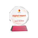 Acadian VividPrint&trade; Award on Newhaven Base - Red