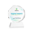 Acadian VividPrint&trade; Award on Newhaven Base - White