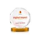 Acadian VividPrint&trade; Award on Alberton Base - Amber