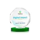 Acadian VividPrint&trade; Award on Alberton Base - Green