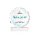 Acadian VividPrint&trade; Award on Alberton Base - White