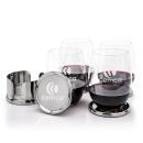 Baldoni Coasters & RIEDEL Stemless Wine Set