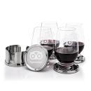 Baldoni Coasters & Glenarden Stemless Wine Set