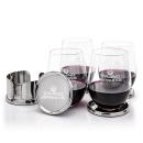 Baldoni Coasters & Redmond Stemless Wine Set