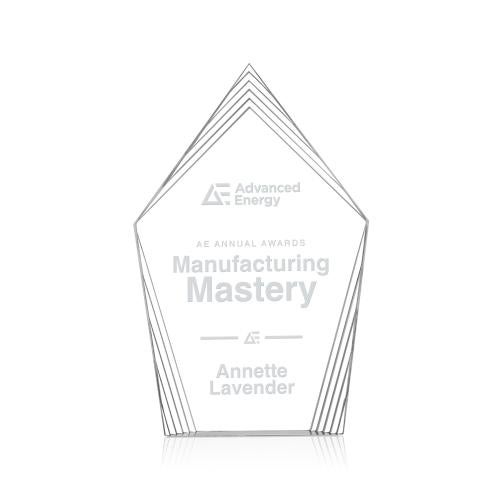 Recognition Awards - Acrylic Awards - Grayson Award - Clear