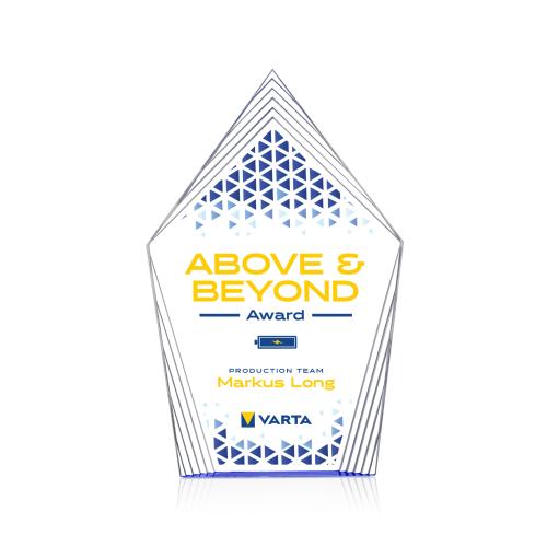 Recognition Awards - Acrylic Awards - Greyson VividPrint&trade; Award - Blue