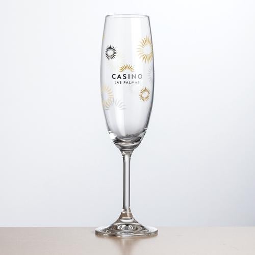 Corporate Gifts - Barware - Wine & Champagne - Champagne Flutes - Naples Flute - VividPrint&trade;