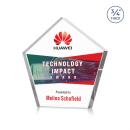  Belmar Pentagon VividPrint&trade; Award - Clear