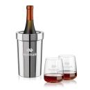 Milano Wine Cooler & Dunhill Stemless Wine Set