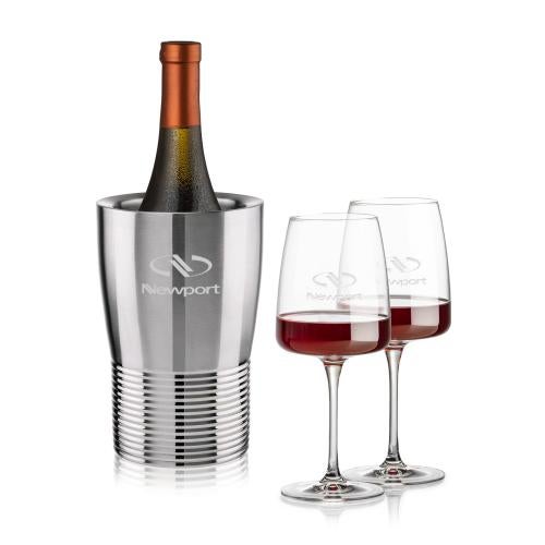 Corporate Gifts - Barware - Wine & Champagne - Wine Coolers - Genoa Wine Cooler & Dunhill Wine Set