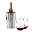 Genoa Wine Cooler & RIEDEL Stemless Wine Set