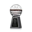 Serenity Award on Tall Marble - Black