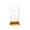 Burnett Award on Newhaven Base - Amber