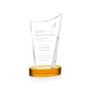 Burnett Award on Alberton Base - Amber