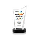 Burnett VividPrint&trade; Award on Alberton Base - Black